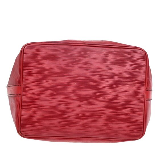 LOUIS VUITTON Petit Noe Drawstring Shoulder Bag Epi Leather Red - Picture 4 of 5